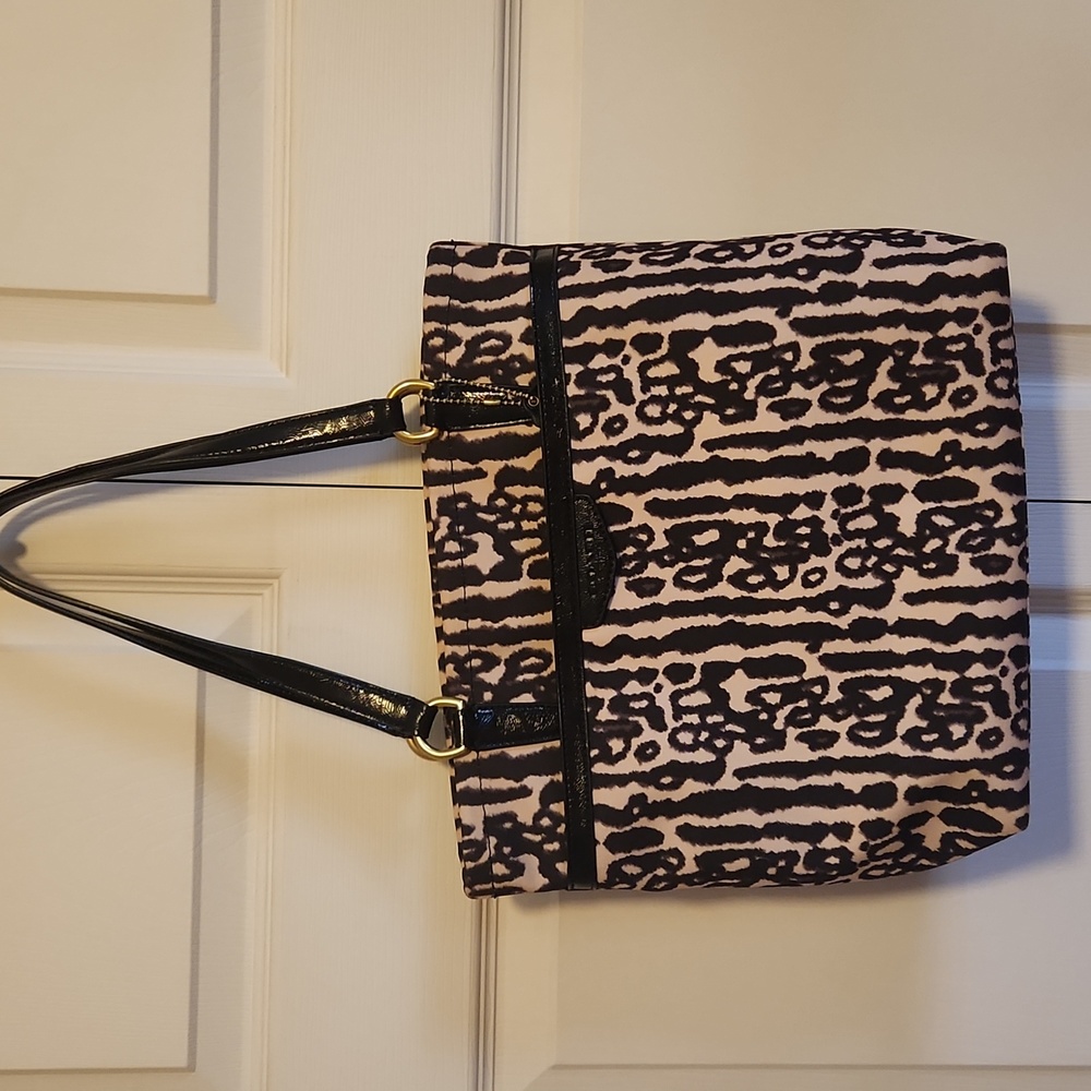 Coach Ocelot Leopard Animal Print Tote Bag